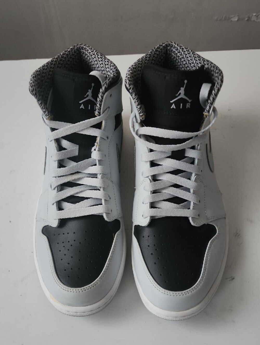 Nike Air Jordan High-Top Sneakers - White & Black - Picture 8 of 9